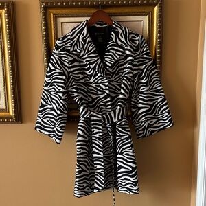INC International Concepts Zebra Print coat